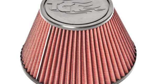 Rock Ripper Air Filter 5 Inch Gray/Red Trail Gear