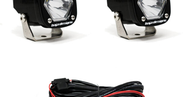 S1 Spot LED Light with Mounting Bracket Pair Baja Designs