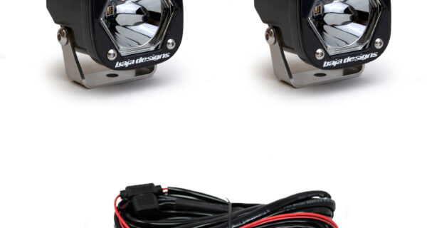 LED Light Pods S1 Pair Spot Laser LED Flush Mount Backup Kit Baja Designs