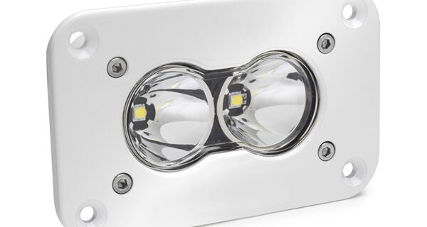 LED Work Light Flush Mount Clear Lens Work/Scene Pattern White S2 Pro Baja Designs