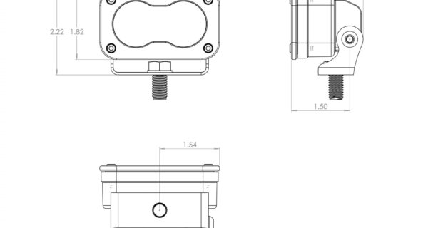 LED Driving/Combo Amber Flush Mount S2 Pro Baja Designs