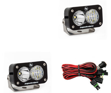 LED Light Pods Driving Combo Pattern Pair S2 Pro Series Baja Designs