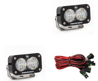 LED Light Pods Wide Cornering Pattern Pair S2 Pro Series Baja Designs