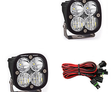 LED Light Pods Clear Lens Driving/Combo Pair Squadron Sport Baja Designs