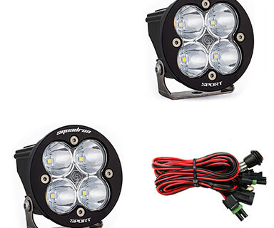 LED Light Pods Clear Lens Spot Pair Squadron R Sport Baja Designs