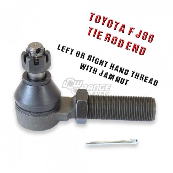 FJ-80 Tie Rod End Left Hand Thread Tie Rod End and Jam Nut Low Range Off Road