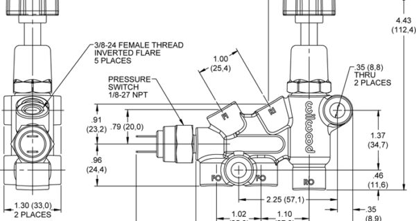 Wilwood Brake Proportioning Valve