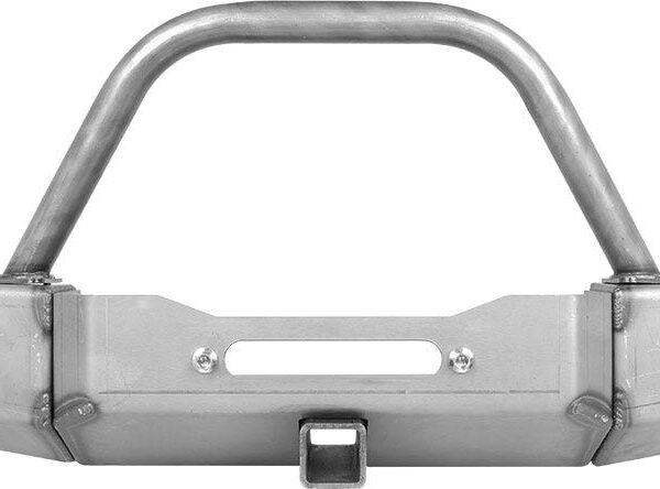 Suzuki Samurai Front Bumpers – Winch Plate | Long Ends | Double Bend Stinger | BARE