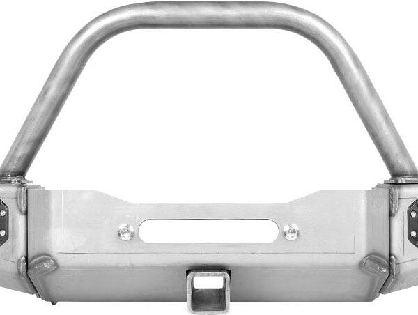 Suzuki Samurai Front Bumpers – Winch Plate | Short Ends with Stubby Ends | Double Bend Stinger | BARE