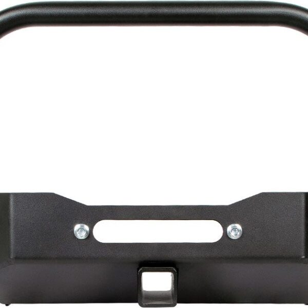 Suzuki Samurai Front Bumpers – Winch Plate | Short Ends with Stubby Ends | Grill Guard | Black Powder Coat