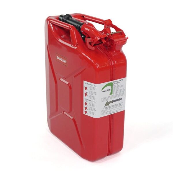 20L Red Jerry Can W/Spout