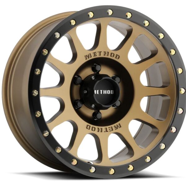 MR305 NV Bronze W/Matte Black Lip Rim 17×8.5 (6×5.5, 0MM Offset)